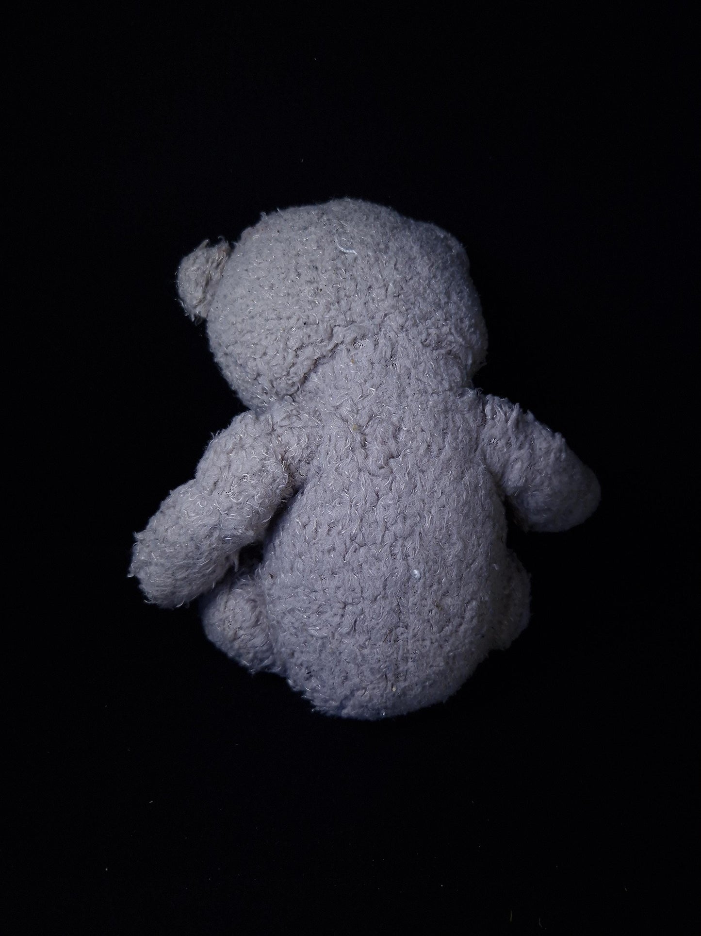 Creepy horror scary teddy bear disturbing spooky haunted stuffed animal toy frightening terrifying monster eyes handmade plushie unique