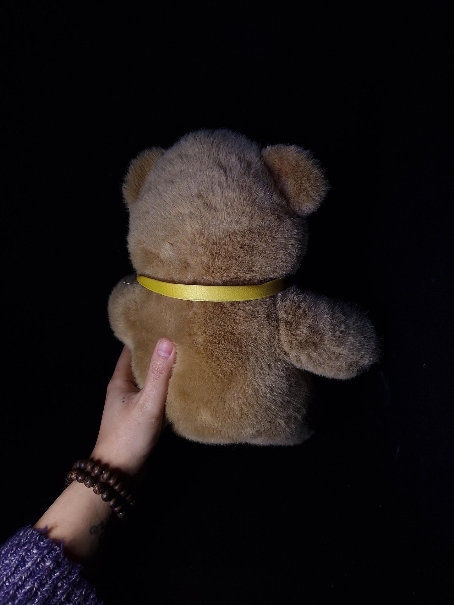 Creepy horror scary teddy bear disturbing spooky haunted stuffed animal shocking frightening monster teeth handmade plushie toy creepy pasta