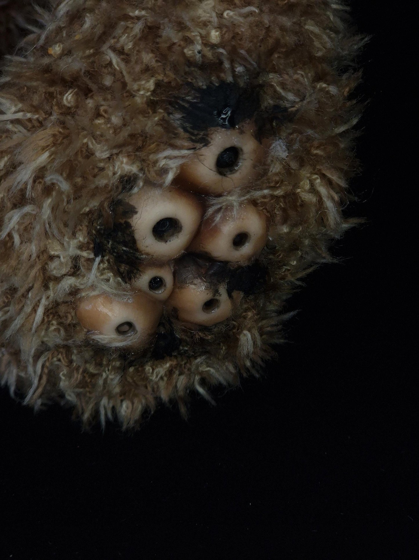 Alien teddy bear with lights